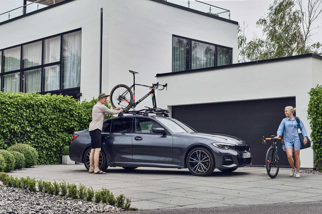 Thule Roof Mounted cycle carriers for easy transport