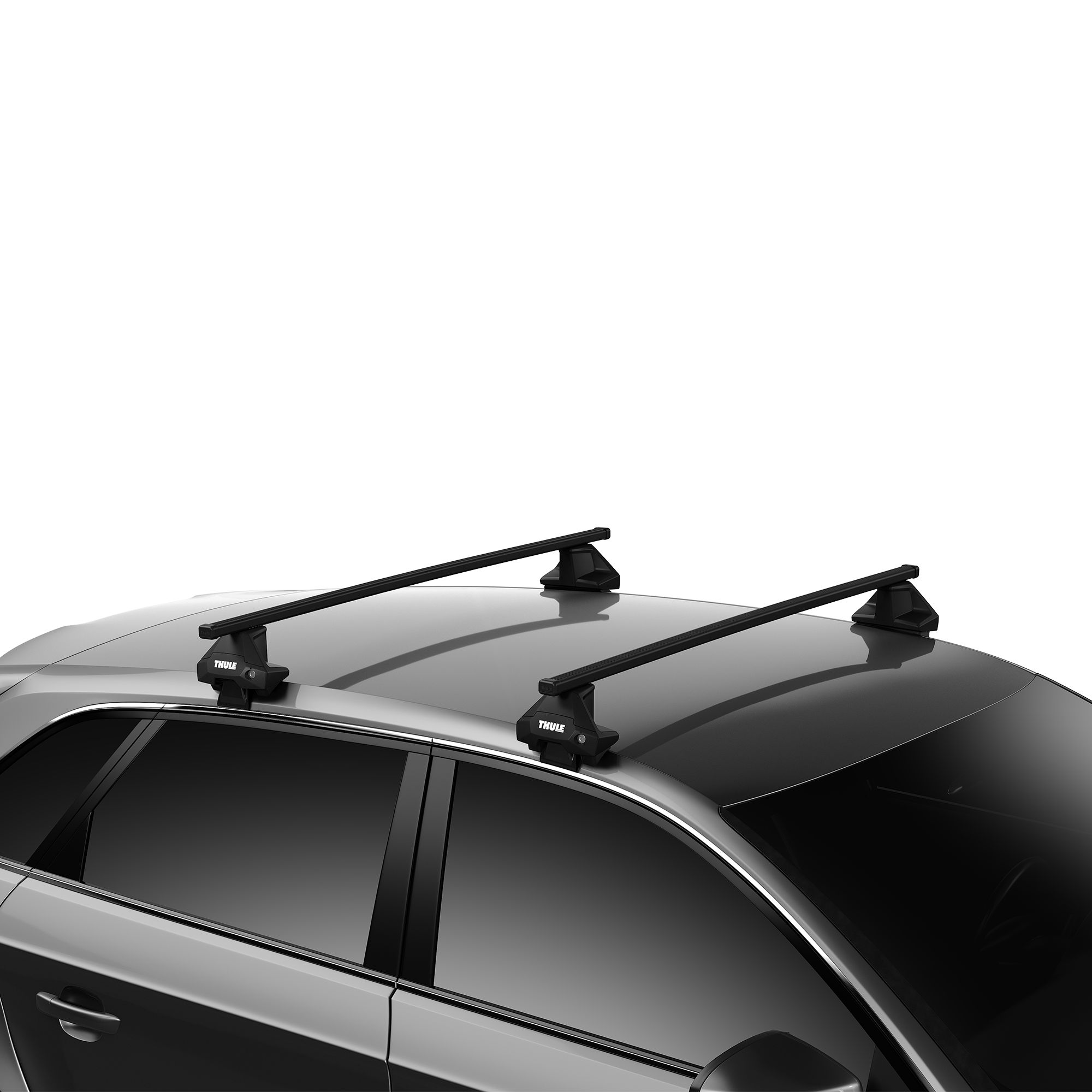 Thule SquareBar Evo to fit SKODA Superb 5 dr Hatchback 2015 2024 Roof Rack Supplies