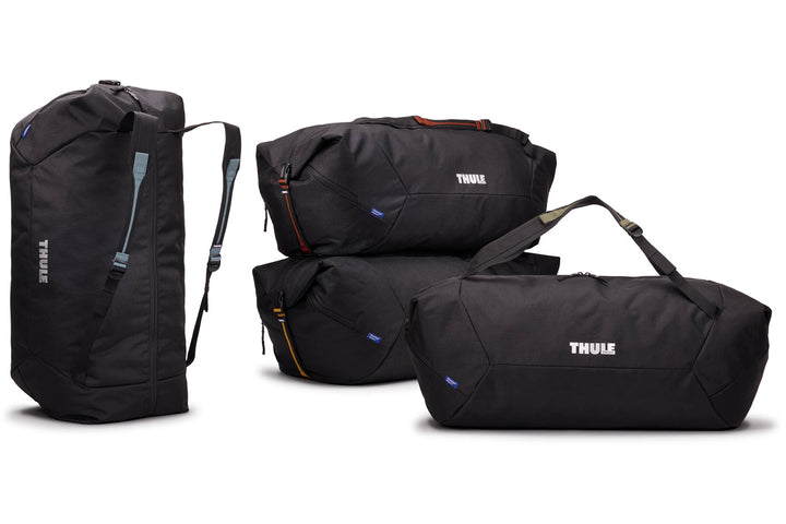 An image showing the four Thule GoPack Duffel bags from different angles