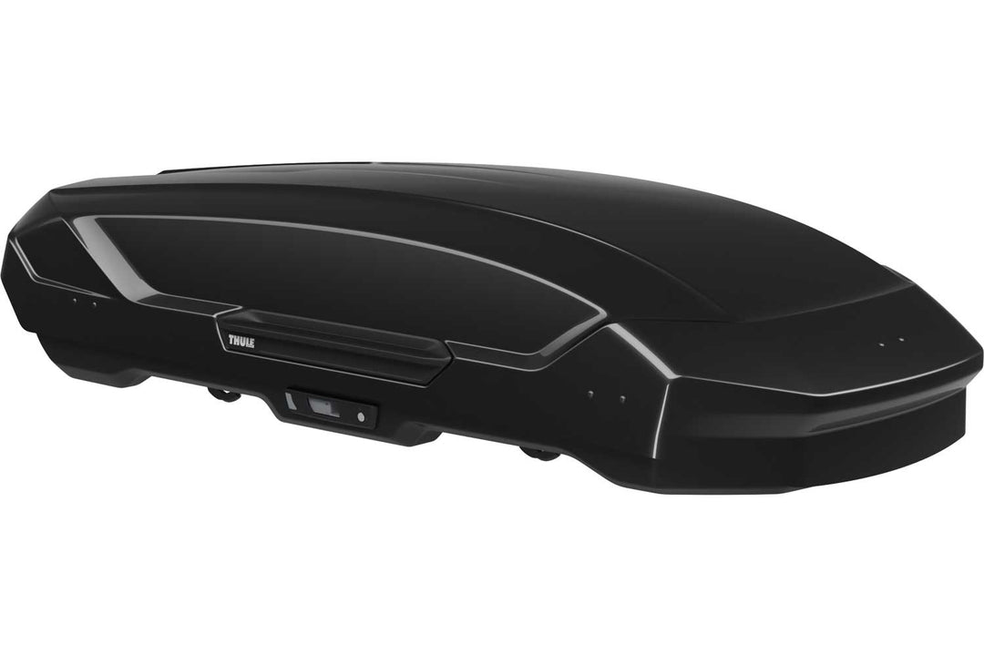 Large Thule Motion 3 roof box in the black colour