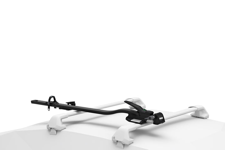 The Thule TopRide fitted to a Thule Roof Rack system