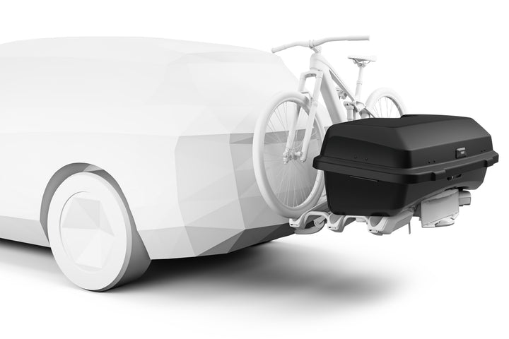 Thule Epos Park Secure (3 Bike) + Santu Cargo Box Package