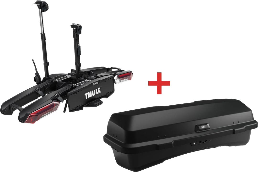 Thule Epos (2 Bike) + Santu Cargo Box Package