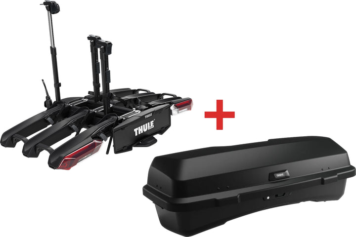 Thule Epos (3 Bike) + Santu Cargo Box Package