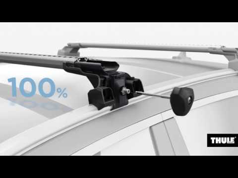 Thule WingBar Edge - Black to fit: JAGUAR XF Sportbrake 5-dr Estate, 2018 on