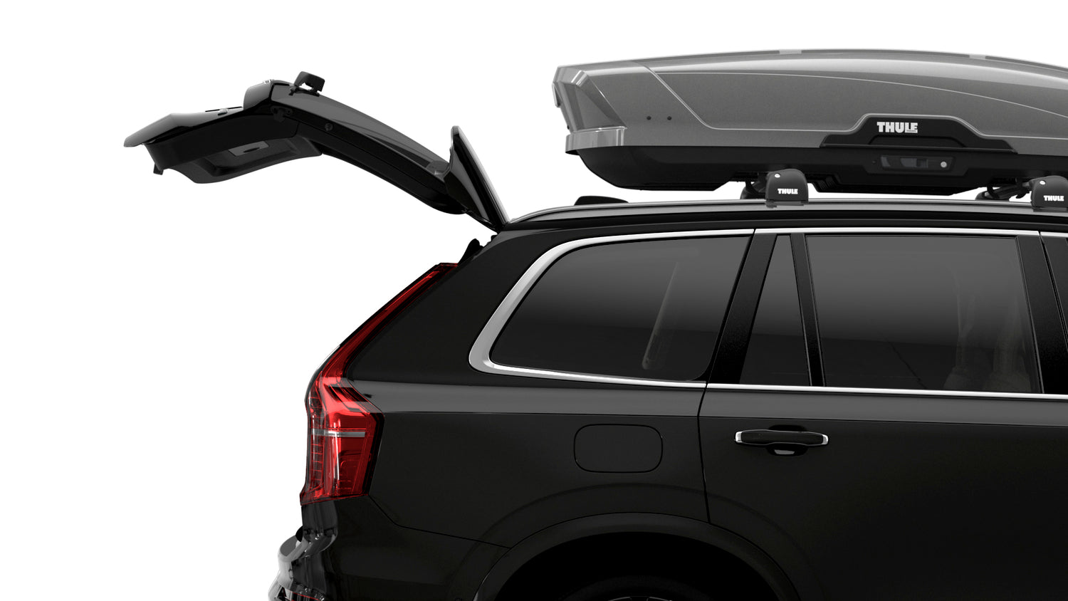 Thule Motion Roof Box Shape Minimises risk of clashing with car boot