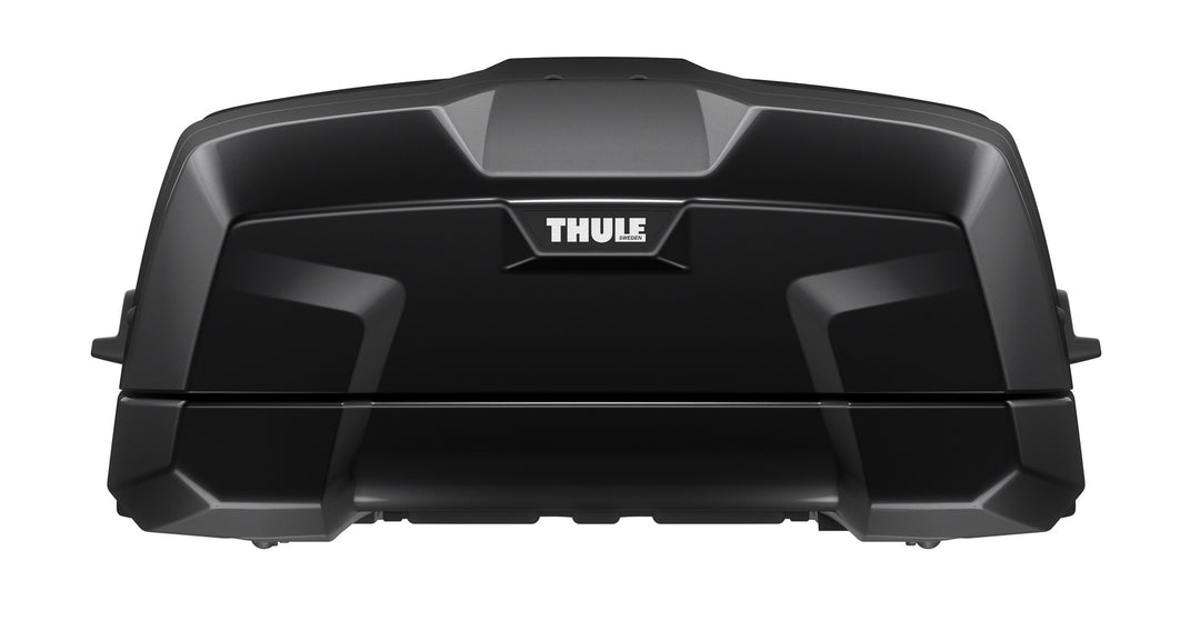 The rear of the Thule Vectore roof box - Large - access and opening from both sides
