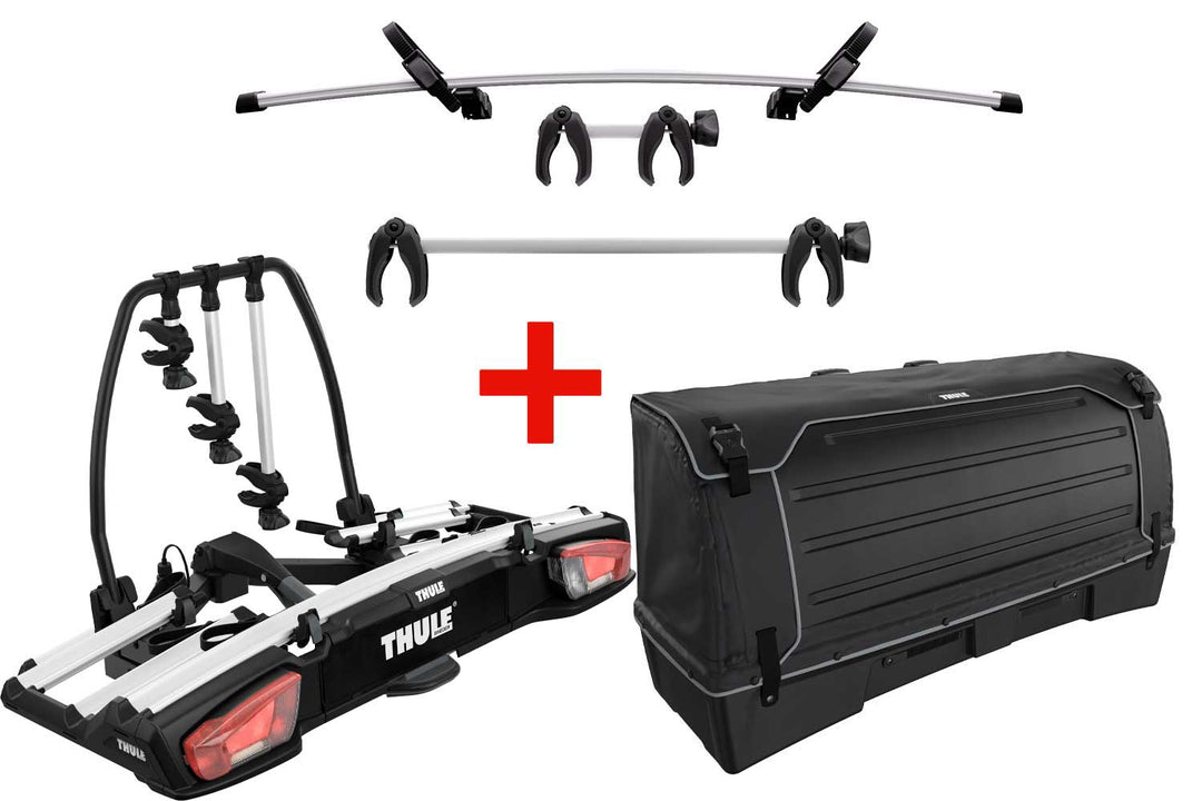 Thule Velospace XT3, backspace and bike package for easy storage and bike transport